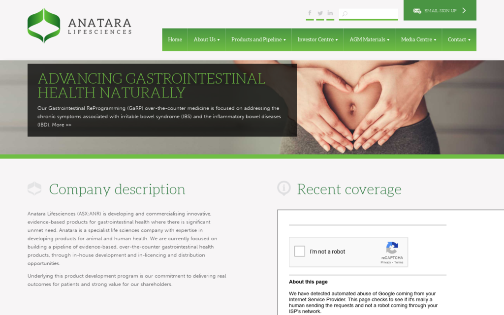 Anatara Lifesciences