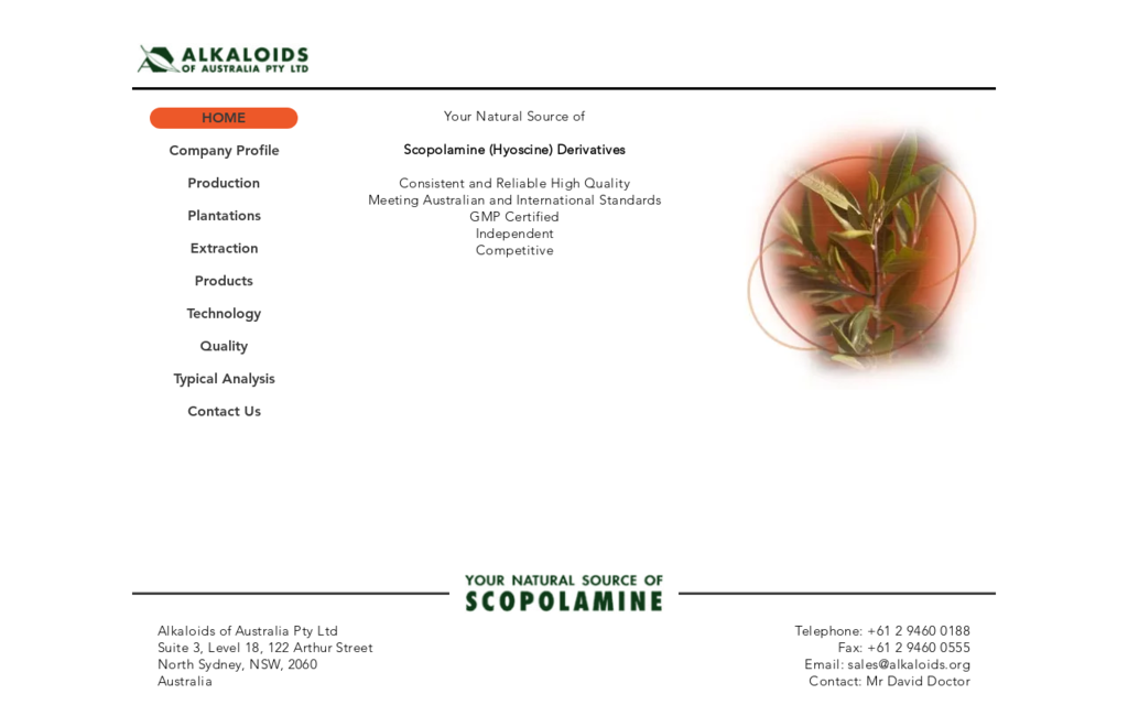 Alkaloids of Australia