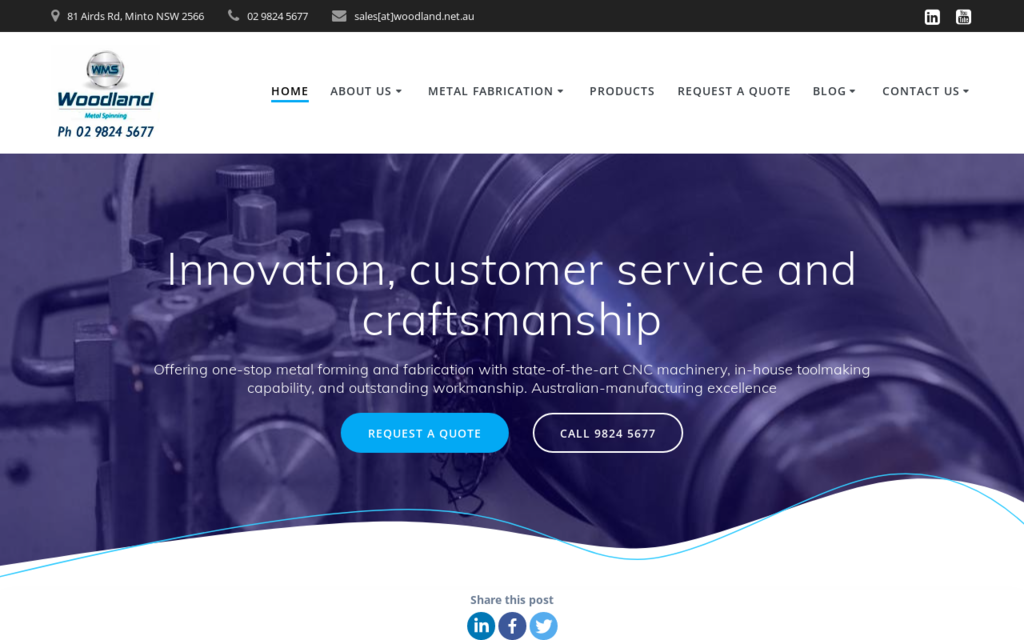 Woodland Metal Spinning